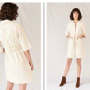 M.i.h Jeans Women's Cream Belted Jacket